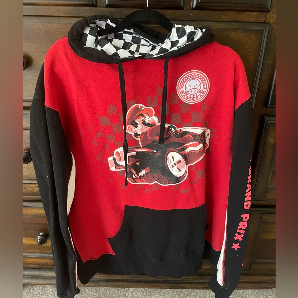 Super Nintendo World Mario Kart Grand Prix Universal Studios Hoodie